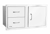 Bull 38" Door/Drawer Combo (2 Drawers) w/ Reveal