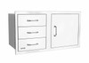Bull 38" Door/Drawer Combo (Triple Drawer) w/ Reveal
