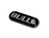 16610 Large Black Bull Logo Plate