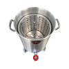 30 Qt Turkey Fryer Pot With Drain Valve