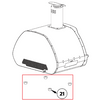69572 Bull Dual Fuel Pizza Oven Leveling Legs - Set of (4)