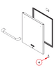12122 Bull Premium Fridge Hinge Internal Axle for Pre-March 2024 Models
