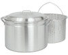 Bayou Aluminum Stockpot 24-Quart W/ Basket