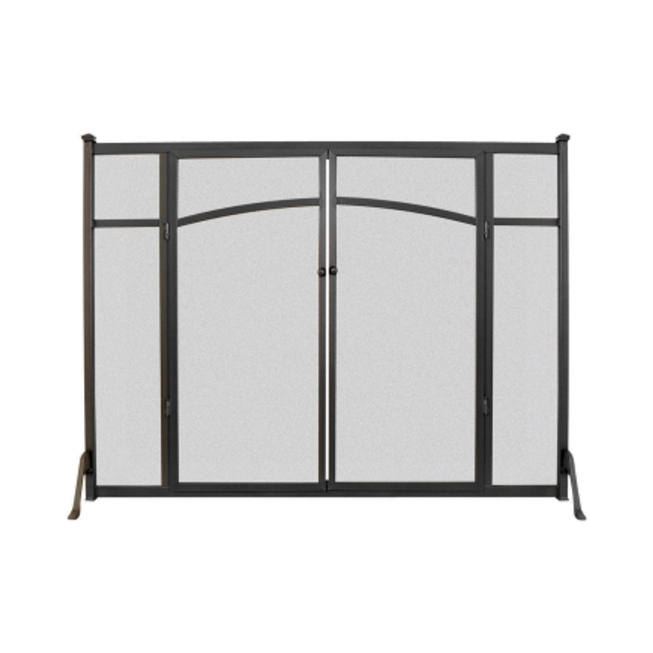 Fireplace Screen Flat With Doors