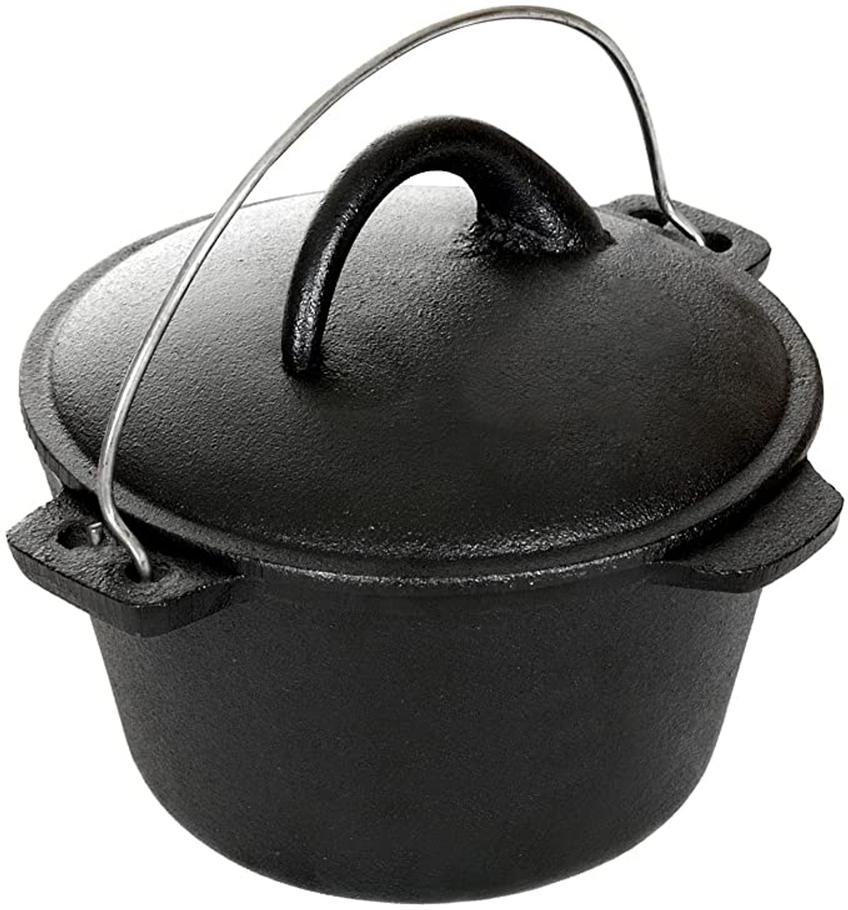 Cajun Classic - 20 Qt Cast Iron Dutch Oven Pot w/Basket Pre-Seasoned -  Goodwood Hardware