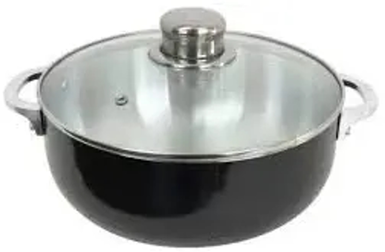 McWare - 3.8 Qt Black Aluminum Caldero Dutch Oven - Goodwood Hardware