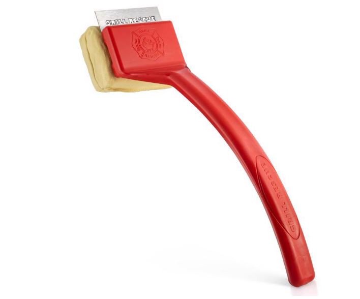 GRILL BRUSH WITH SCRAPER Goodwood Hardware