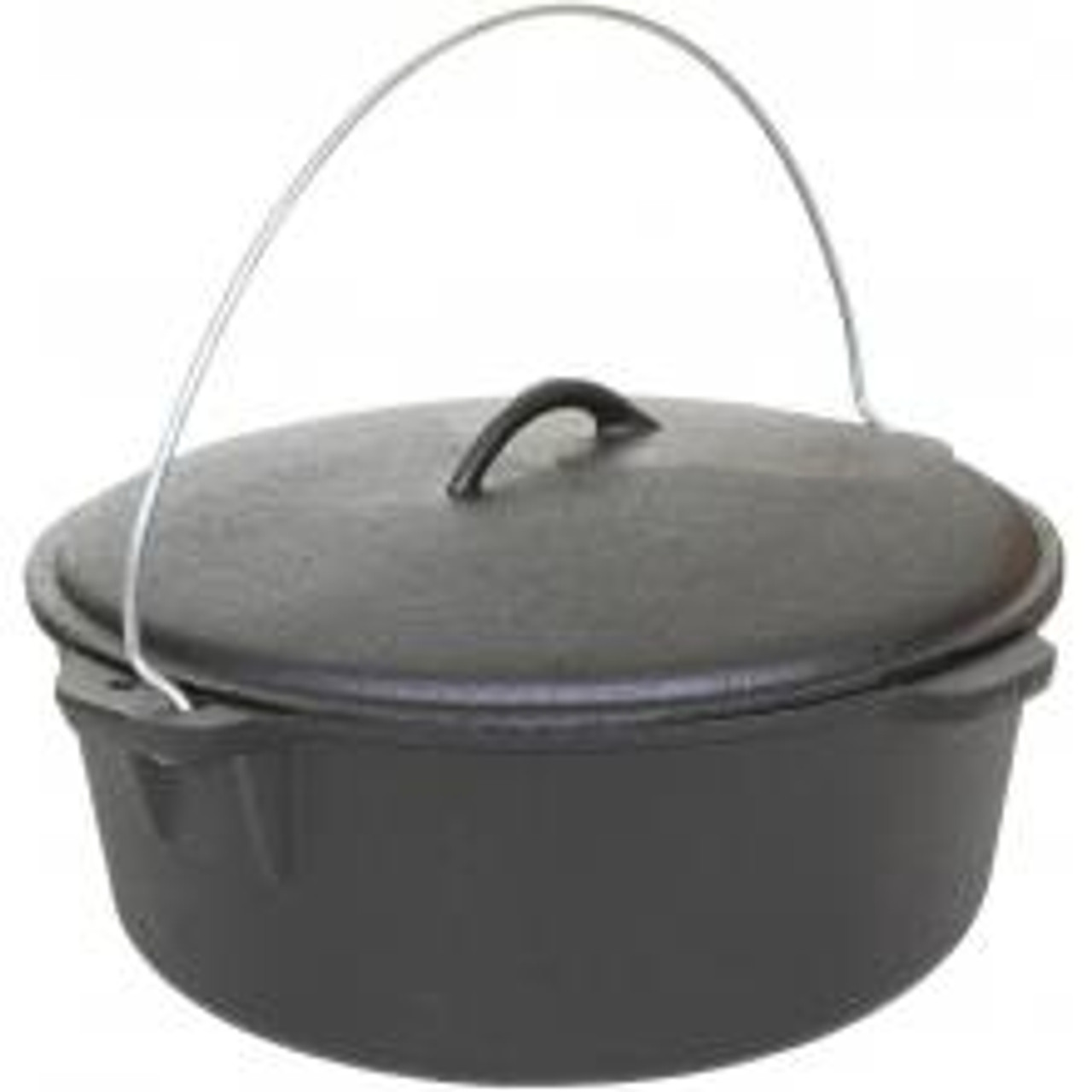 Vollrath 59742 24.6 oz. Pre-Seasoned Mini Cast Iron Pot with Cover