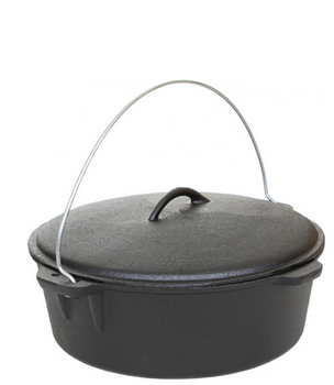 Bayou Classic Cast Iron 4qt Covered Casserole