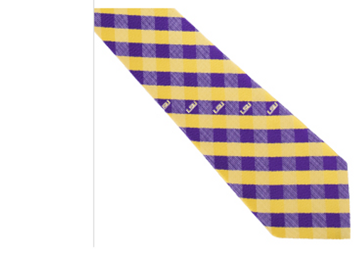 LSU WP Checkered Tie