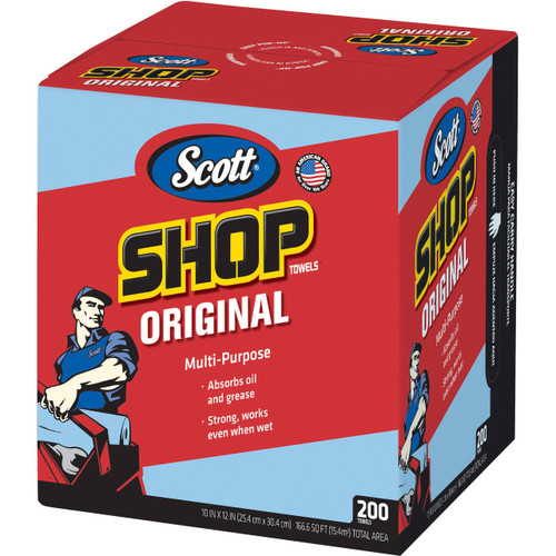 Scott's Paper Shop Towels 10.4 in. W x 11 in. L 200 pk Scott's Paper Shop Towels 10.4 in. W x 11 in. L 200 pk