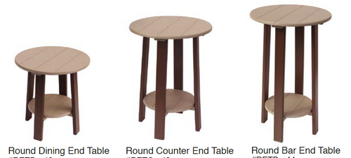 Other Table & Stool Options