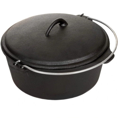 Cajun Classic - 4.5 Qt Cast Iron Dutch Oven Pot Pre-Seasoned Cajun Classic - 4.5 Qt Cast Iron Dutch Oven Pot Pre-Seasoned