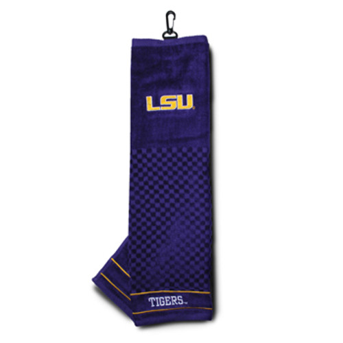LSU Embroidered Golf Towel