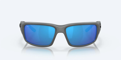 Costa Fantail Sunglasses - Matt Grey W/Blue Mirror