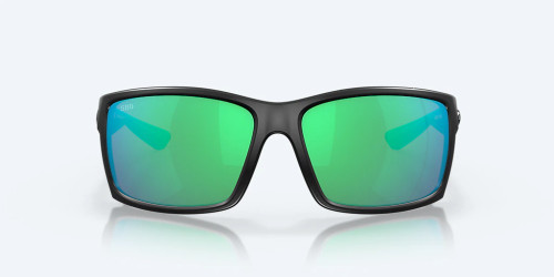 Costa Reefton Sunglasses - Black-Green Mirror 