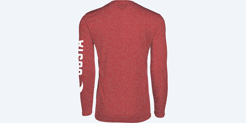 Costa Tech Catonic Long Sleeve Crew- Red
