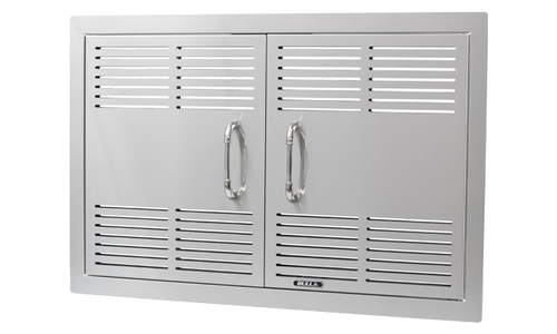 Bull 30" Stainless Steel Vented Double Doors w/ Reveal Bull 30" Stainless Steel Vented Double Doors w/ Reveal