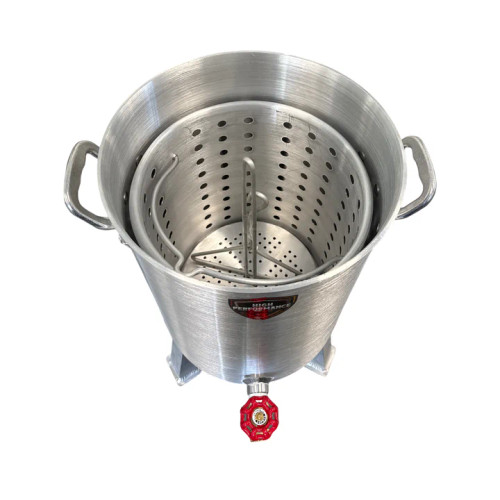 30 Qt Turkey Fryer Pot With Drain Valve