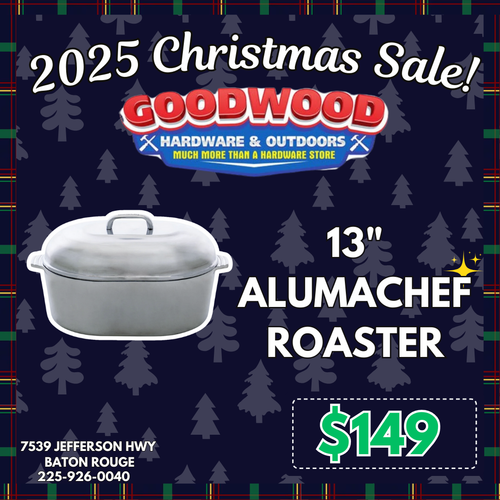 **Christmas Special** AlumaChef 13" Aluminum Roaster