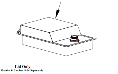 64011 Bull Single Side Burner Lid