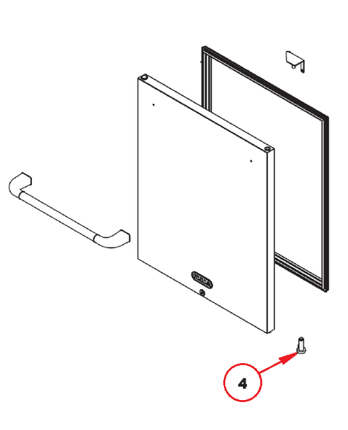 12122 Bull Premium Fridge Hinge Internal Axle for Pre-March 2024 Models