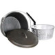 Cajun Classic - 9 Qt  Cast Iron  Dutch Oven w/ Fry Basket Pre-Seasoned