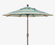 7.5' Push Tilt Custom Octagon Umbrella