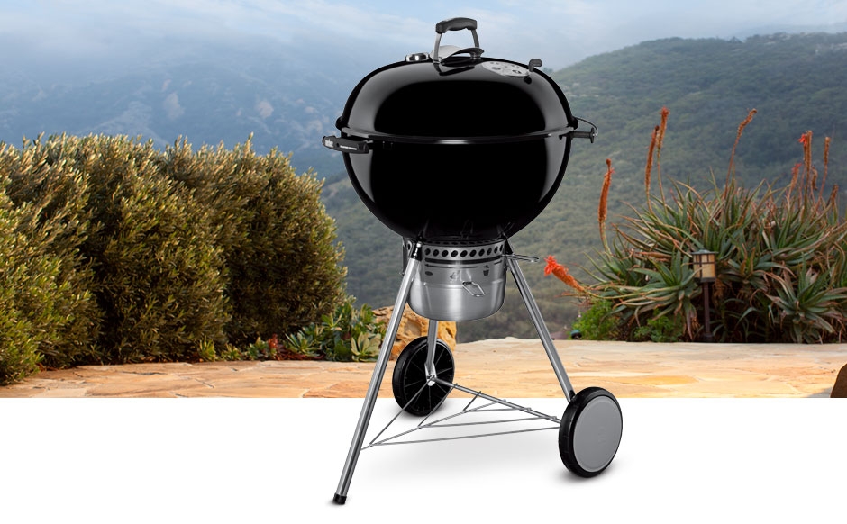 Weber Premium Kettle Charcoal Grill - Black - Goodwood Hardware