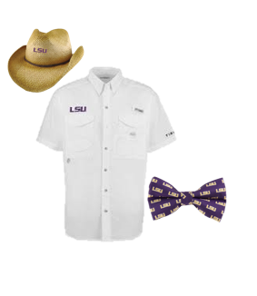 LSU National Champions Columbia Fishing Shirt exclusive at Tiger