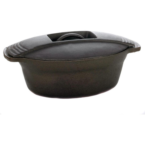 20 Qt Cast Iron Dutch Oven - Pre-Seasoned - Goodwood Hardware