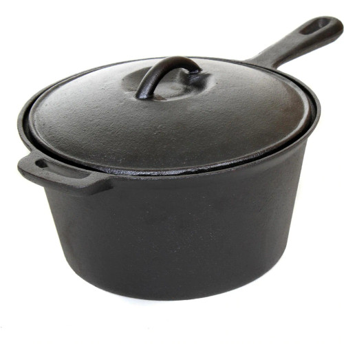 Cajun Classic - 4.5 Qt Cast Iron Dutch Oven Pot Pre-Seasoned - Goodwood  Hardware