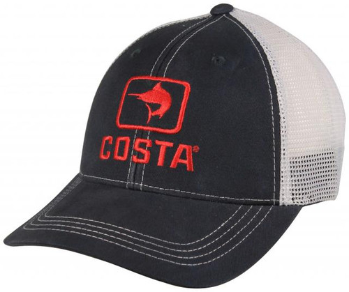 Costa Flex Fit Trucker Hat - White - Goodwood Hardware