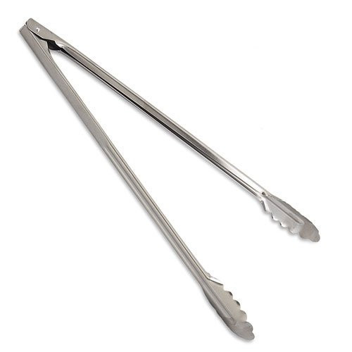 16" Stainless steel, heavy duty tongs - Goodwood Hardware