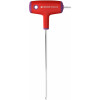 Cross-handle screwdriver with ball point and lateral drive, for hexagon socket screws