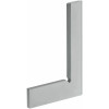 Bevel edge square, flat version stainless, accuracy class