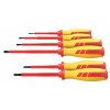 Electrician’s screwdriver set, 6 pieces for slot-head and Phillips, fully insulated 4/2