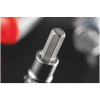 Screwdriver socket, hexagon, 1/4 inch long