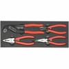 4 Piece Holex Pliers Set in Ridged Foam Inlay