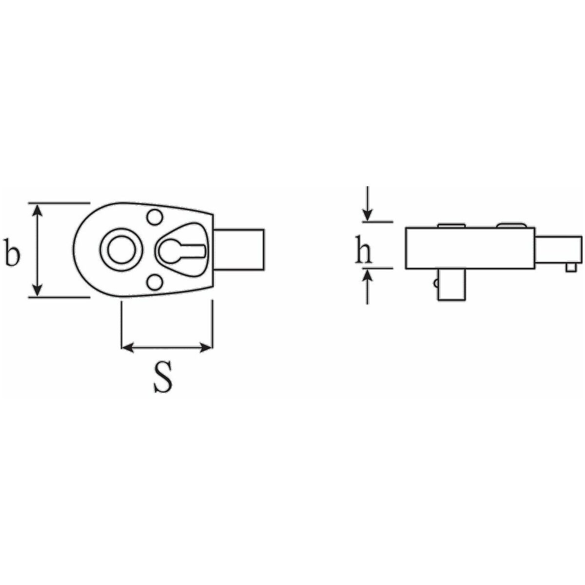 Plugin Ratchets Plug-in ratchet reversible with QuickRelease ejector 1-1/4 in - Unitec ...