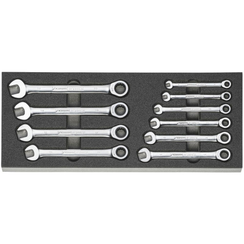 Ratchet ring spanner set 10