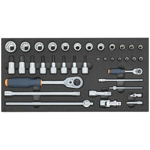 Socket set 1/4 inch and 1/2 inch 37