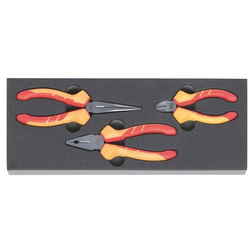 Pliers set, fully insulated 3