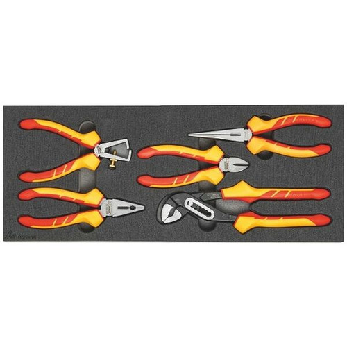 Pliers set, fully insulated 5