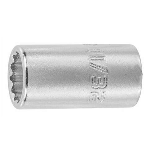 Bi-hexagon socket, 1/4 inch imperial version 11/32 in
