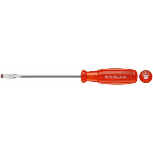 Screwdriver for slot-head, with “multicraft” power grip