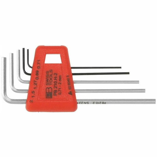 Hexagon key L-wrench set chrome-plated 5