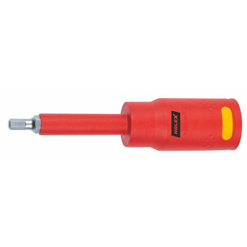 Screwdriver socket, hexagon, 1/2 inch fully insulated