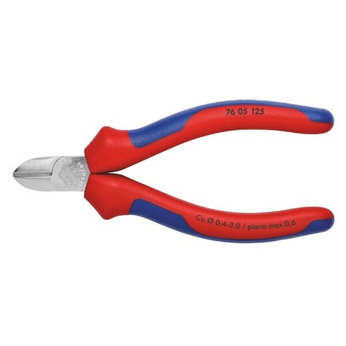 Mechanic’s side cutter chrome-plated with grips 125 mm - 724200 125