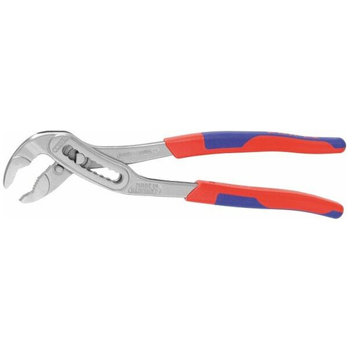 Alligator® water pump pliers,chrome-plated with coated handles 250 mm